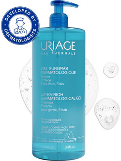 Uriage Extra-Rich Dermatological Gel Αφρόλουτρο σε Gel για Ευαίσθητο Δέρμα 500ml
