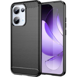Spacecase Carbon Θήκη Σιλικόνης Black (Oppo Reno13 5G)