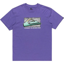 Quiksilver Ανδρική κοντομάνικη μπλούζα Retro Fade Short Sleeves T-Shirt EQYZT08058-DUSTED PERI