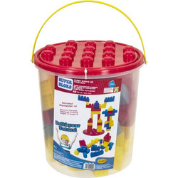 Τουβλάκια Μεγάλα 48τμχ Σε Κουβά 25x26εκ. Toy Markt 75-368 - Toy Markt - 75-368