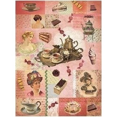 Ριζόχαρτο Decoupage - Tea - A4