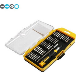 Σετ με 36 Μύτες Κατσαβιδιού Torx - Σταυρός - Ίσιο - Allen με Κατσαβίδι Bossram 992307