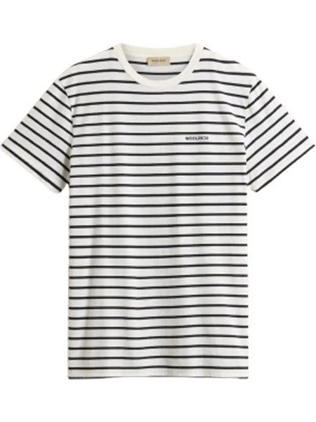 WOOLRICH STRIPED T-SHIRT ΜΠΛΟΥΖΑ CFWOTE0151MRUT3380-8679W-WHITE STRIPE