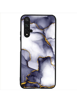 Sonique Marble Series Θήκη (Honor 20 / Nova 5T) Μωβ Γκρι