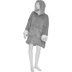 Fleece Φούτερ Με Sherpa A-S Hoodie Grey