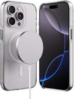 Crong Clear Mag Pro - Case Iphone 15 Pro Magsafe (clear) - (CRGCLRMPIP1561PWHT)