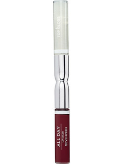 Seventeen All Day & Top Gloss 62 Pale Cherry Long Lasting Liquid Κραγιόν 10ml