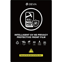 Devia Set of smartphone film UV 0,3mm HD privacy 10pcs 6H for the cutting machine