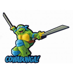 Μαγνητάκι TEENAGE MUTANT NINJA TURTLES - Leonardo - Soft Touch Magnet