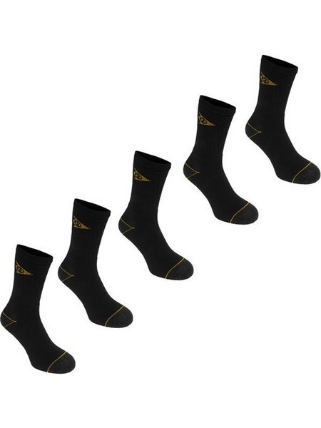 Dunlop Workwear Socks 5 Pack 414312 Κάλτσες Μαύρες