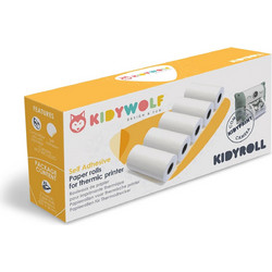 Kidywolf Paper Rolls for thermic printer 5 pcs. (ΑΥΤΟΚΟΛΛΗΤΑ)