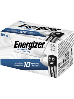 Energizer Ultimate Lithium 9V 10τμχ