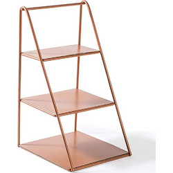 Διακοσμητική Εταζέρα Kalimnos 247HFM1134 16x17x30,5cm Copper Aberto Design Μέταλλο
