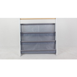 U-Grow UGRD116-WH Βιβλιοθήκη Δαπέδου Ξύλινη 62x25x60