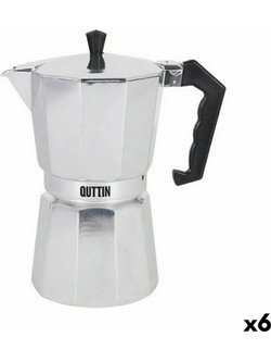 Quttin S2230456 Μπρίκι Espresso 6Cups Inox