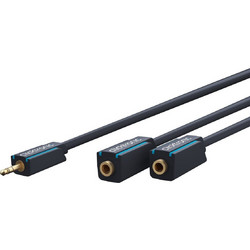 Clicktronic 3.5 Mm Aux Adapter Cable, Stereo - (70491)