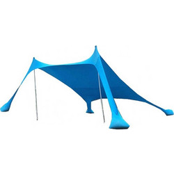 New Camp Lycra Shelter Σκίαστρο Παραλίας Μπλε 300x250cm