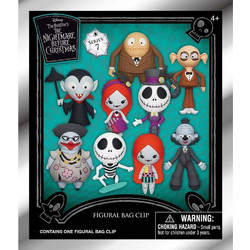 Disney: The Nightmare Before Christmas - 3D Bag Clip Μπρελόκ Series 6 (Τυχαίο Περιεχόμενο)