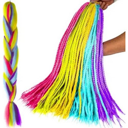 Soulima Synthetic Hair Rainbow Braids 23571 - (17538-0)