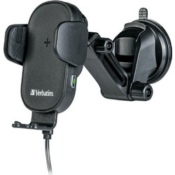 Verbatim Wireless Car Charger FWC-01 15W Qi Black - (49552)