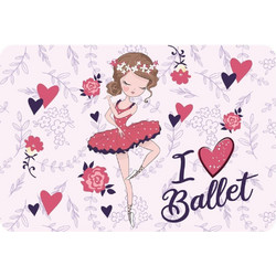 Σουπλά Γραφείου 43x30 Must Team I Love Ballet
