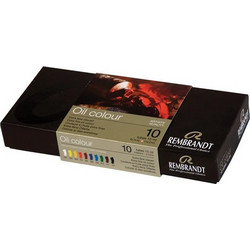 Σετ λάδια REMBRANDT με βασικά χρώματα, 10x15ml