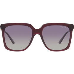 Vogue VO5476/S/B 2989/8J Γυναικεία Γυαλιά Ηλίου Τετράγωνα Κοκάλινα Μπορντό με Μαύρο Polarized Φακό