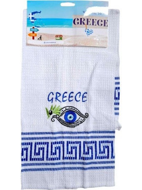 Αναμνηστική πετσέτα κουζίνας Greece Chalkidiki k.36339