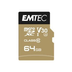 Emtec Speedin microSDXC 64GB Class 10 U3 UHS-I + Adapter