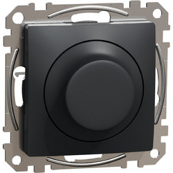 Schneider Sedna, περιστροφικό dimmer RC/RL 5-200W, LED, Ανθρακί - SDD114502