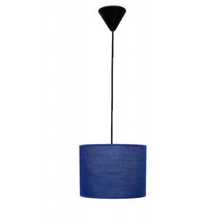 Heronia Lighting ΗΚ-08 Κρεμαστό Φωτιστικό Οροφής Μονόφωτο E27 Μπλε Φ20cm 14-0145