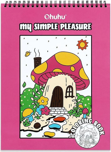 Βιβλίο Ζωγραφικής Coloring Book Bleedproof My Simple Pleasure Y44-83000-65 Ohuhu