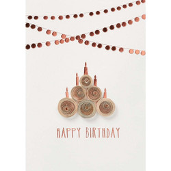 Ευχετήρια Κάρτα Happy Birthday Circle RD0062744 17x12cm Multi Raeder