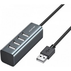 Awei CL-122 USB Hub 2.0 USB-A με 4 Θύρες USB-A