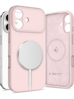 Tech-Protect Silicone MagSafe Θήκη Pink Pearl (iPhone 17)
