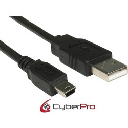 CyberPro CP-UN10 USB v2.0 M - Mini USB M 1m