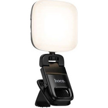 Φωτιστικό Ring Light με Κλιπ για Κινητό - Super Bright LED με 9 Επίπεδα Φωτεινότητας Hoco K29 Μαύρο