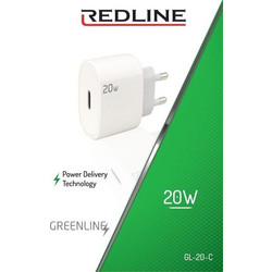 Redline Φορτιστής GL-20-C Άσπρος-Greenline - (REDLINE.GL20C)