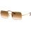 Ray-Ban RB1969 9147/51 Γυναικεία Γυαλιά Ηλίου Τετράγωνα Μεταλλικά Χρυσά με Καφέ Degradee Φακό