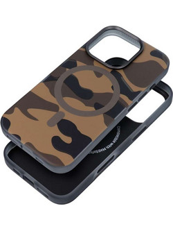 Forcell F-Protect Levels - Ανθεκτική Θήκη (Military Grade) με Υποστήριξη MagSafe για Apple iPhone 16 Plus σε Καφέ Xρώμα
