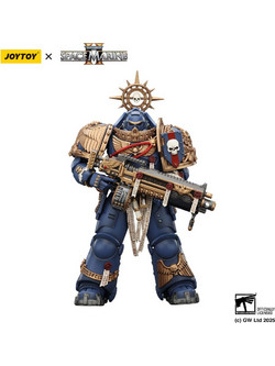 JOY TOY Warhammer 40000 Space Marine 2 Ultramarines Heavy Relic Primus Armor Φιγούρα Δράσης 13cm