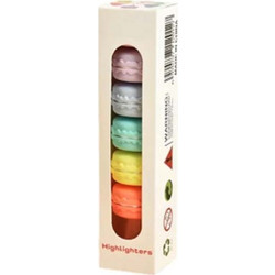 Υπογραμμιστής Macaron Συσκευασία Με 6 Χρώματα