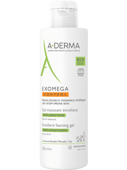 A-Derma Exomega Gel Moussant Emollient 500ml