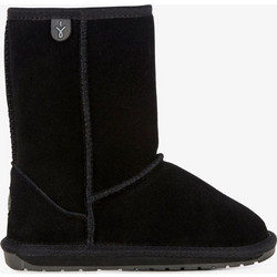 Emu Australia Παιδικά Μποτάκια Μαύρα Suede με Γούνα K10102