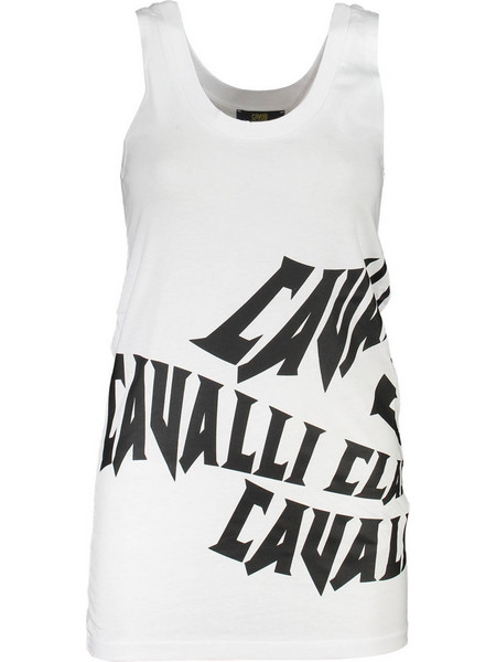 CAVALLI CLASS WOMEN'S TANK TOP WHITE Λευκό