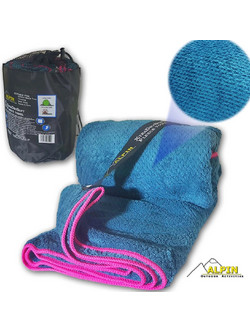 Alpin XtraDrySoft Πετσέτα Θαλάσσης Microfiber Μπλε 75x150cm MF150