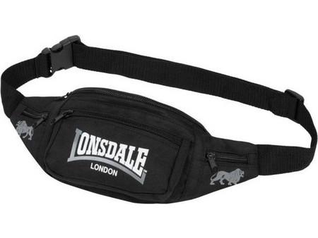 Lonsdale Τσαντάκι Μέσης Μαύρο 111055