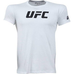 T-SHIRT UFC Λευκό με Μαύρο Logo 21150 (H&S)