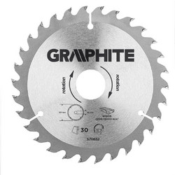 GRAPHITE Δίσκος ξύλου 165x30mm 30Δ 57H652