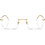 Ray-Ban RX3768V 2500 Γυναικείος Σκελετός Γυαλιών Οράσεως Μεταλλικός Χρυσός